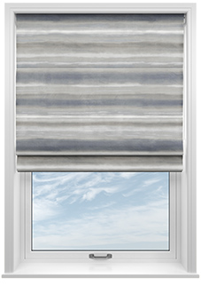 Ombre Velvet, Neutral - Twist&Fit Roman Blind